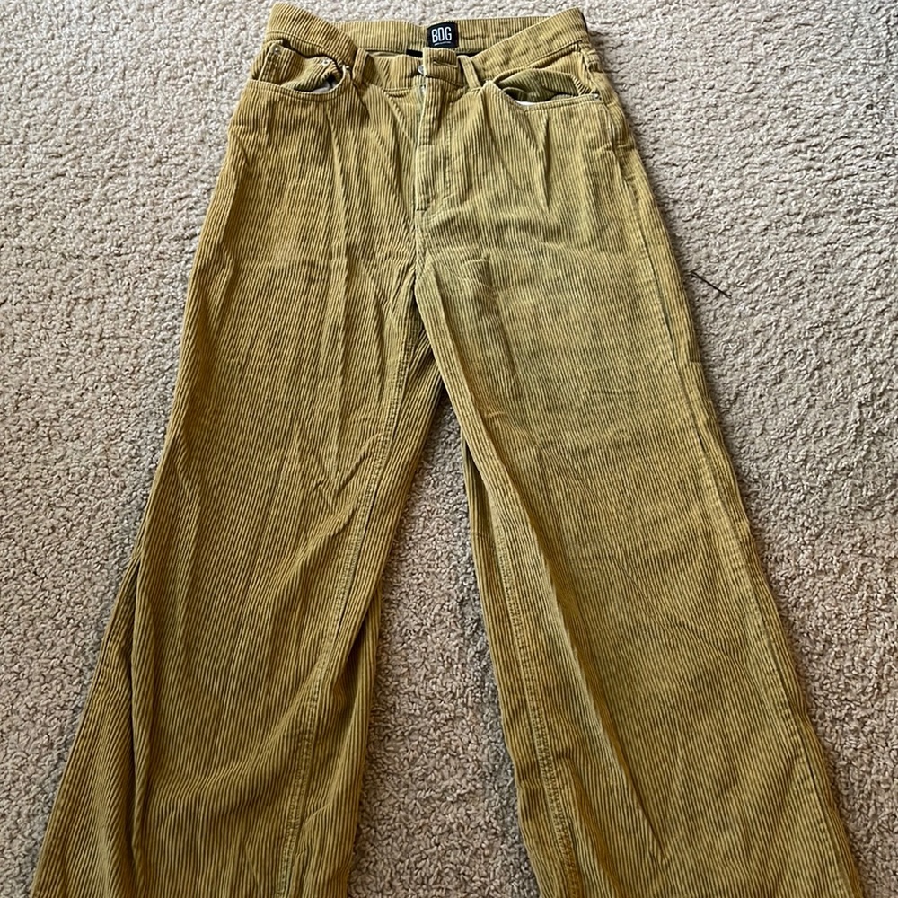 Urban Outfitters Mustard Corduroy Pants